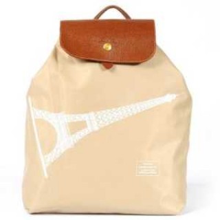 Sacs A Main Boutique Longchamp Paris pas cher en lignes Tour-Eiffel Beige